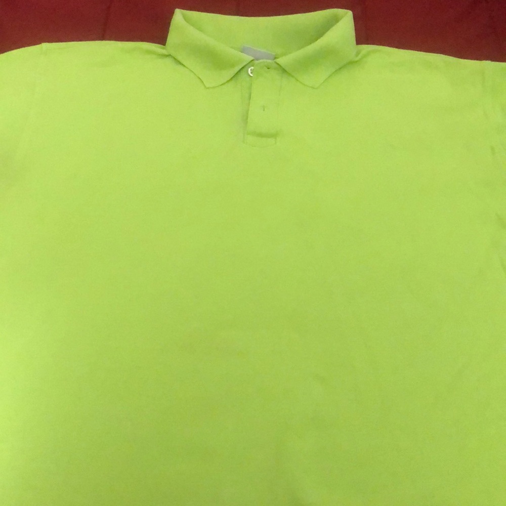 Lime Green Polo Shirt (Lightly Worn)